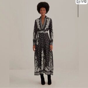 Farm Rio Paisley Print Bloom Maxi Dress